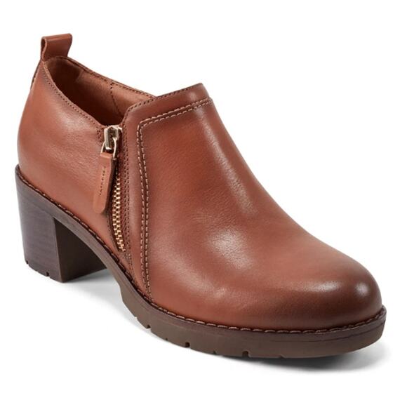 Easy Spirit Cosa Womens Boots Medium Brown Leather New Size 9 - Picture 1 of 9